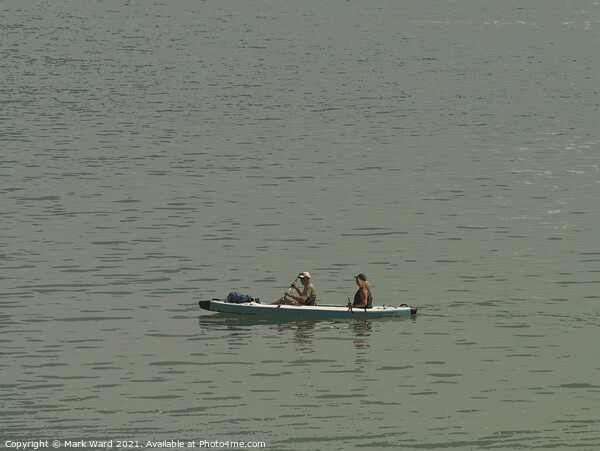 Double Kayak Seaside Trip.  Picture Board by Mark Ward