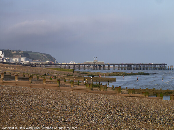 Hastings Pier in the Early Evening Picture Board by Mark Ward