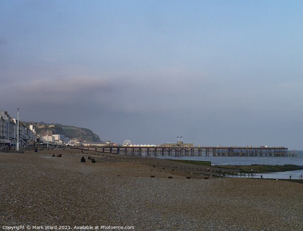 Hastings Pier from St Leonards. Picture Board by Mark Ward