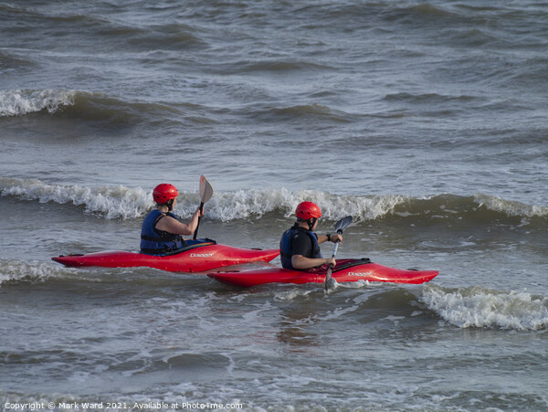 Kayak Action Picture Board by Mark Ward