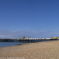 Buy canvas prints of Hastings Pier on a Glorious August Morning. by Mark Ward