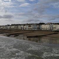 Buy canvas prints of Hastings and St Leonards Coastline. by Mark Ward