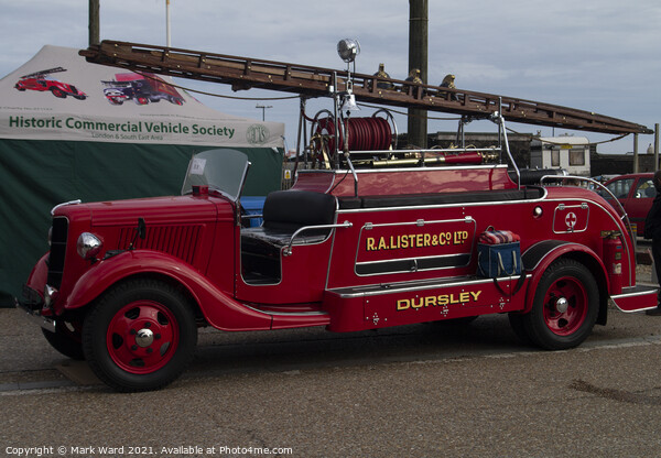 Dursley Fire Engine. Picture Board by Mark Ward