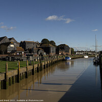 Buy canvas prints of Rye from the Waters Edge. by Mark Ward