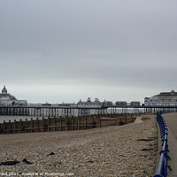 Buy canvas prints of Eastbourne Pier from the Promenade. by Mark Ward