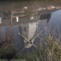 Buy canvas prints of Mill Reflection by Mark Ward