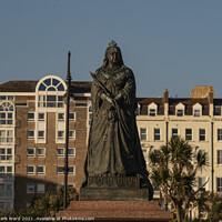Buy canvas prints of Queen Victoria in Warrior Square, Hastings. by Mark Ward