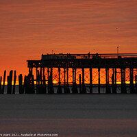 Buy canvas prints of The End of the Pier Show. by Mark Ward
