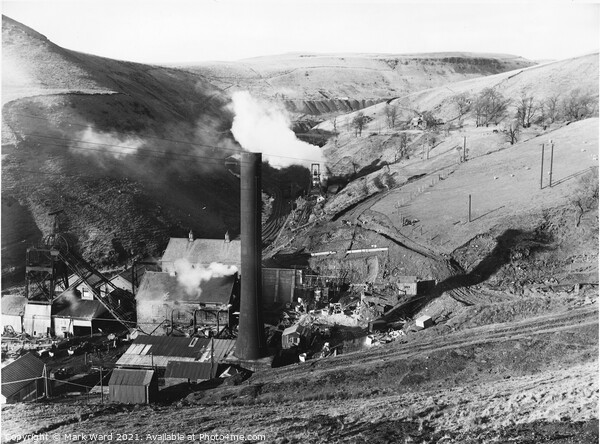 Glyncorrwg Colliery 1956 Picture Board by Mark Ward