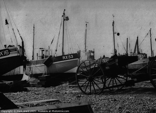 The Hastings Fleet in the 1970's Picture Board by Mark Ward