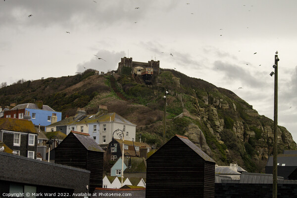 A Classic View of Old Hastings. Picture Board by Mark Ward