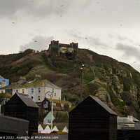 Buy canvas prints of A Classic View of Old Hastings. by Mark Ward
