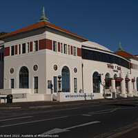 Buy canvas prints of The White Rock Theatre in Hastings. by Mark Ward