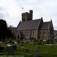 Buy canvas prints of St Andrews Church. Fairlight. by Mark Ward