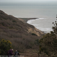 Buy canvas prints of Hiking in Hastings Country Park  by Mark Ward
