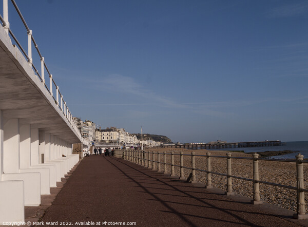 Promenade from St Leonards to Hastings. Picture Board by Mark Ward