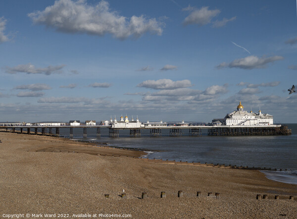 Eastbourne Pier on Sunny January day. Picture Board by Mark Ward