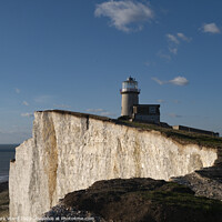 Buy canvas prints of The Belle Tout Lighthouse, Eastbourne. by Mark Ward