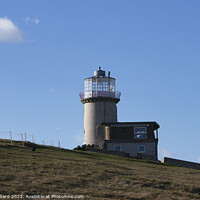 Buy canvas prints of Belle Tout Lighthouse on the Beachy Head cliffs. by Mark Ward