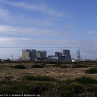 Buy canvas prints of Dungeness Nuclear Power Station. by Mark Ward