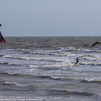 Buy canvas prints of Two Sea Surfers. by Mark Ward