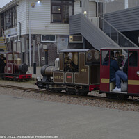 Buy canvas prints of Half-term Seaside Rides. by Mark Ward