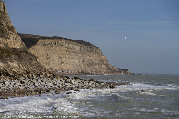 The Sandstone Cliffs of Hastings. Picture Board by Mark Ward