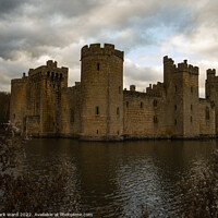 Buy canvas prints of Bodiam Castle in the Evening by Mark Ward