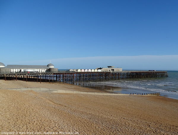 The Pier in Hastings. Picture Board by Mark Ward