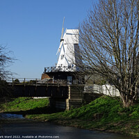 Buy canvas prints of Rye Windmill on the River Tillingham by Mark Ward