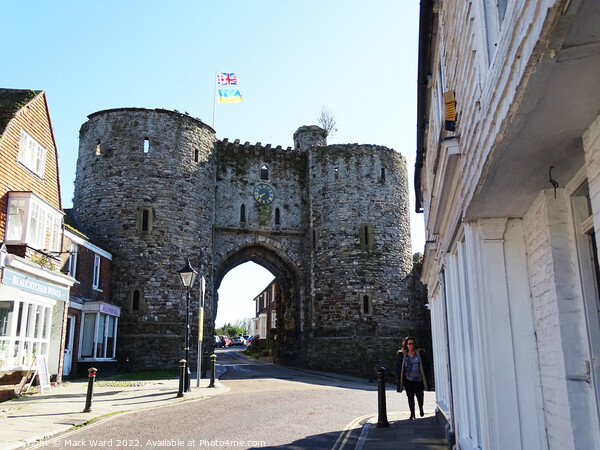The Landgate Arch of Rye. Picture Board by Mark Ward