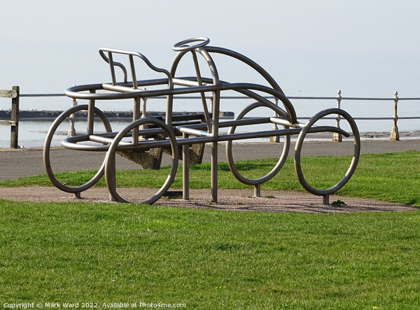 Sepollet Car Sculpture in Bexhill. Picture Board by Mark Ward