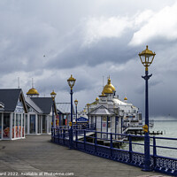 Buy canvas prints of On the Pier. by Mark Ward