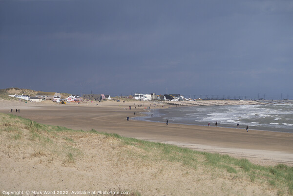 The Delights of Camber Sands on a windy April day. Picture Board by Mark Ward