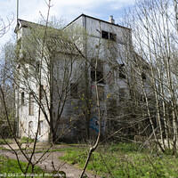 Buy canvas prints of Abandoned Flour Mill by Mark Ward
