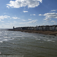 Buy canvas prints of Hastings and St Leonards seafront. by Mark Ward