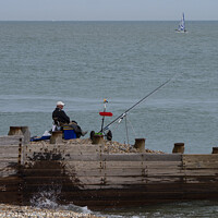Buy canvas prints of Sunday Sports in Eastbourne. by Mark Ward