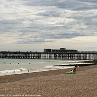 Buy canvas prints of Pier and Pleasure in May. by Mark Ward
