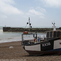 Buy canvas prints of RX56 of the Hastings Fleet. by Mark Ward