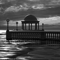Buy canvas prints of Bexhill Monochrome Memory. by Mark Ward