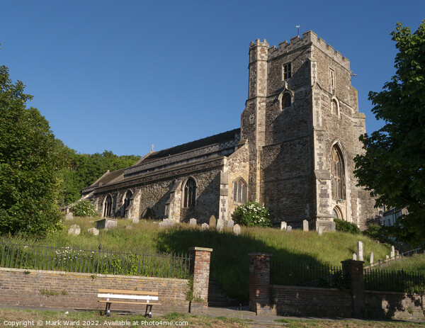All Saints Church in Hastings. Picture Board by Mark Ward