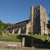 Buy canvas prints of All Saints Church in Hastings. by Mark Ward
