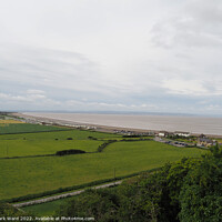 Buy canvas prints of Berrow Beach from Brean Down. by Mark Ward