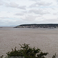 Buy canvas prints of Weston-super-Mare from Brean Down. by Mark Ward