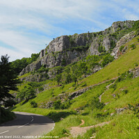 Buy canvas prints of Passing through Cheddar Gorge. by Mark Ward