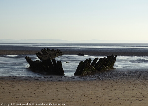Shipwreck in Somerset. Picture Board by Mark Ward
