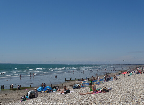 East Wittering Beach in Summer. Picture Board by Mark Ward