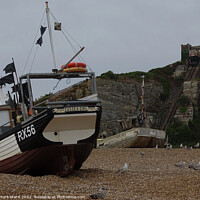 Buy canvas prints of The Sussex Girl of Hastings. by Mark Ward