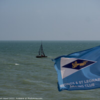 Buy canvas prints of Sailing in St Leonards. by Mark Ward