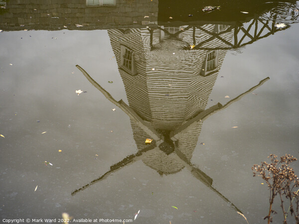 Windmill in the Water. Picture Board by Mark Ward